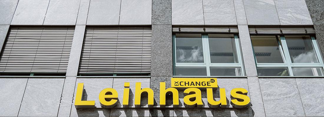 Exchange AG ehemals Leihhaus am Theodor-Heuss-Platz